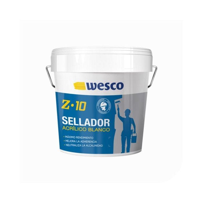 Sellador acrilico blanco z10 galon wesco